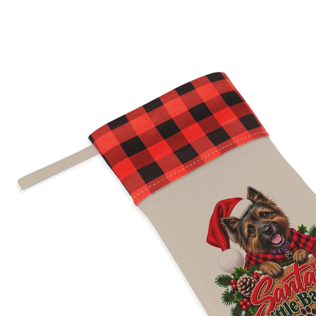 Cairn Terrier Santa’s Little Barker Christmas Stocking BarkingDog Shop