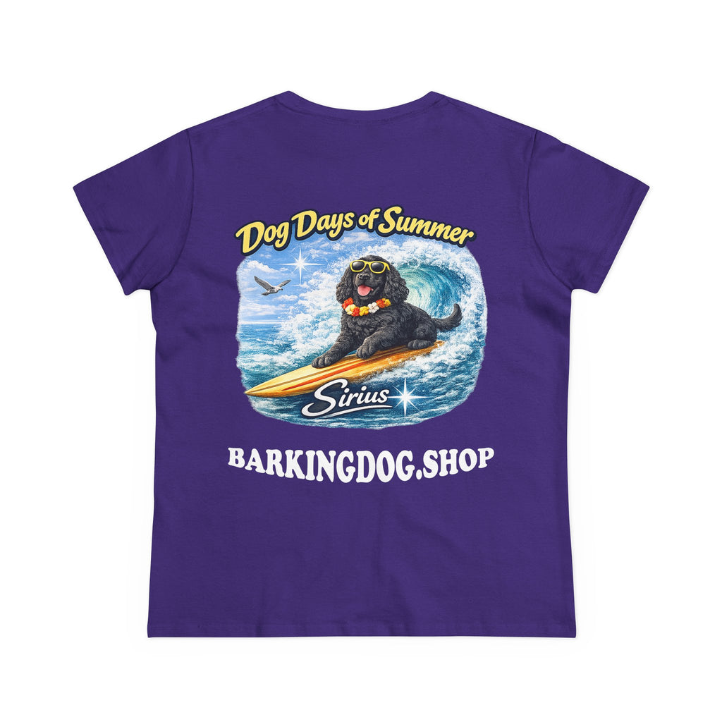 Cocker Spaniel Dog Surfboard T-Shirt Wag On™ Dog Days of Summer