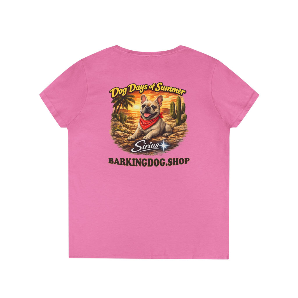 French Bull Dog Cactus T-Shirt Wag On™ Dog Days of Summer