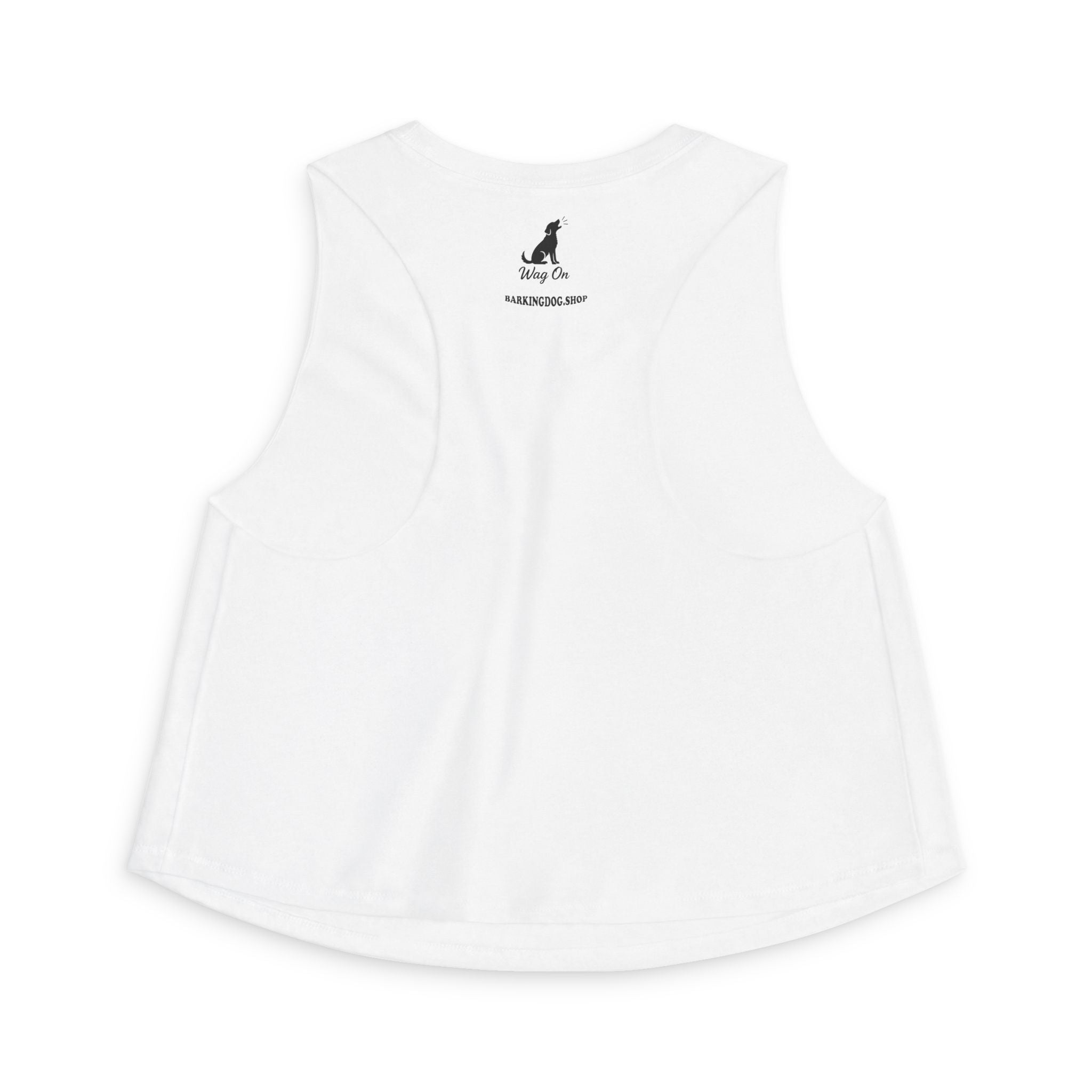 Waterhorse Beach Crop Top — Wave Unicorn Graphic Women's Summer Tank
