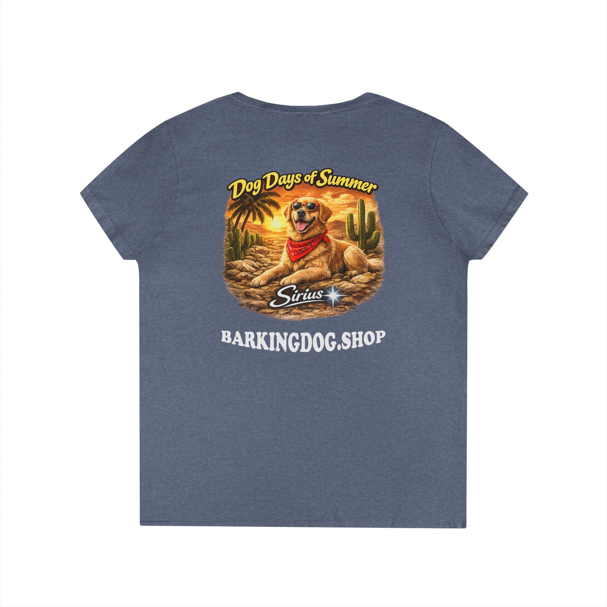 Golden Retriever Dog Cactus T-Shirt Wag On™ Dog Days of Summer