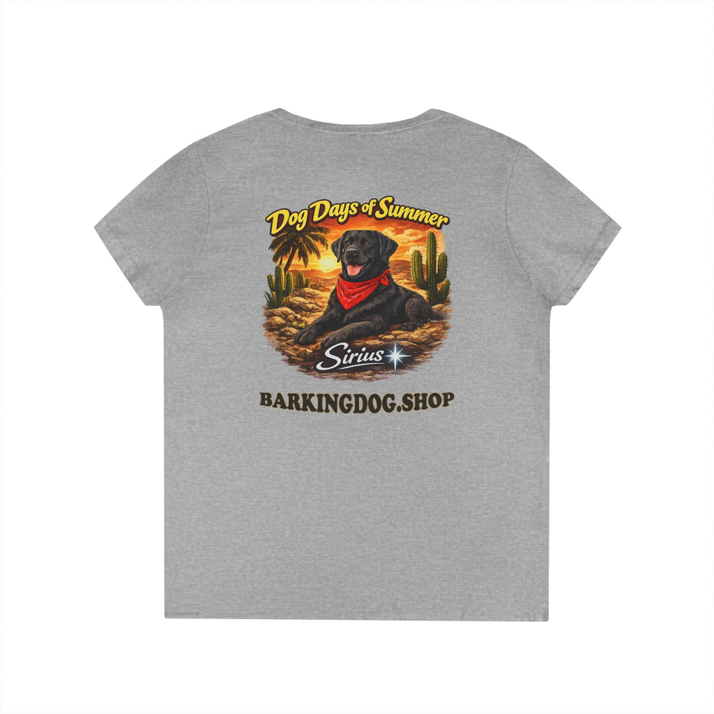 Black Labrador Dog Cactus T-Shirt Wag On™ Dog Days of Summer