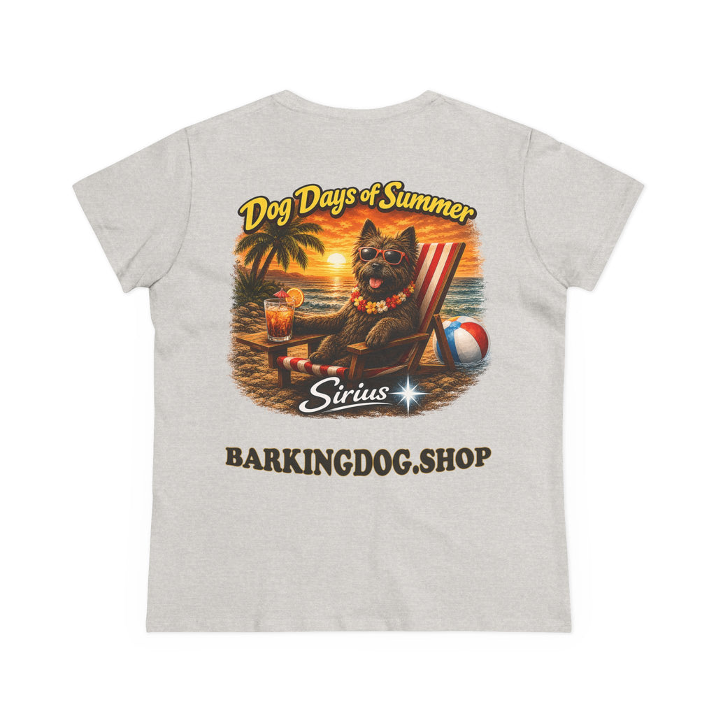 Cairn Terrier Dog Beach Chair T-Shirt Wag On™ Dog Days of Summer