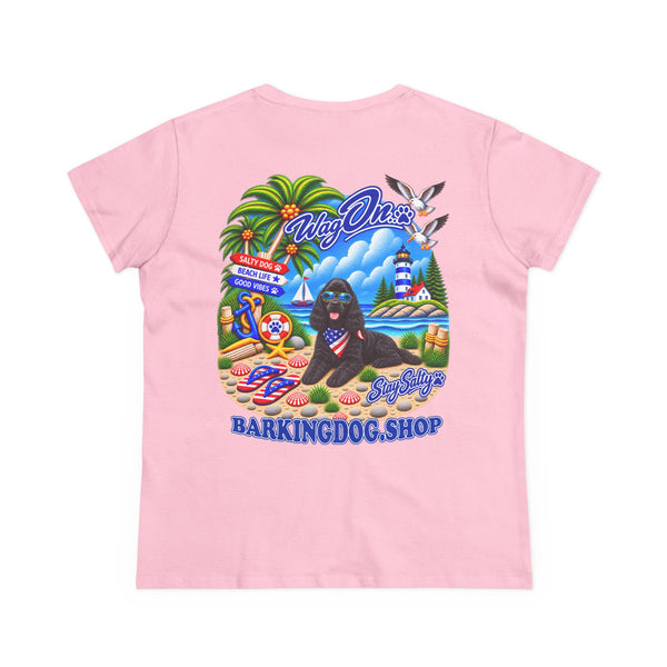 Cocker Spaniel Stay Salty T Shirt Beach Collection Salty Pup Beach Life Graphic Tee Wag On BarkingDog Shop