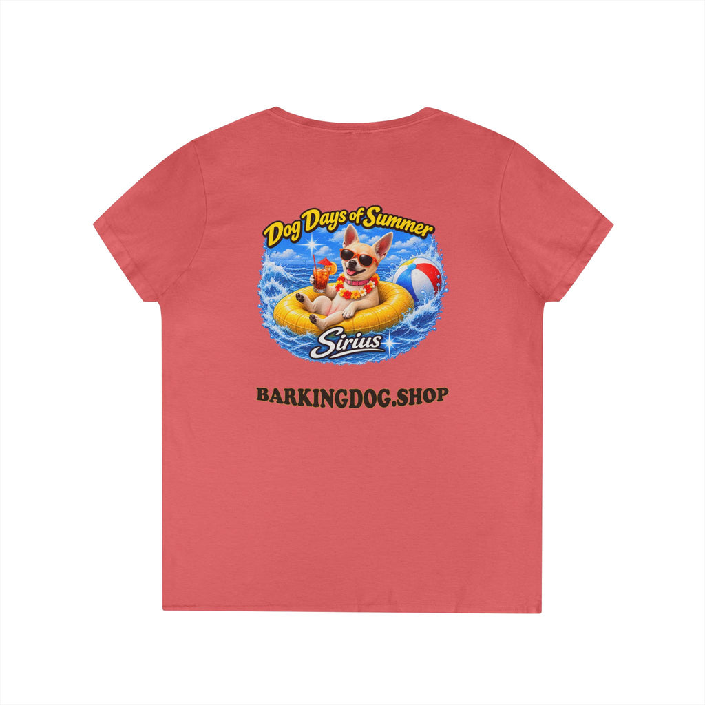 Chihuahua Inner Tube T Shirt Dog Days Of Summer Beach Dog Lover Graphic Tee Wag On BarkingDog Shop