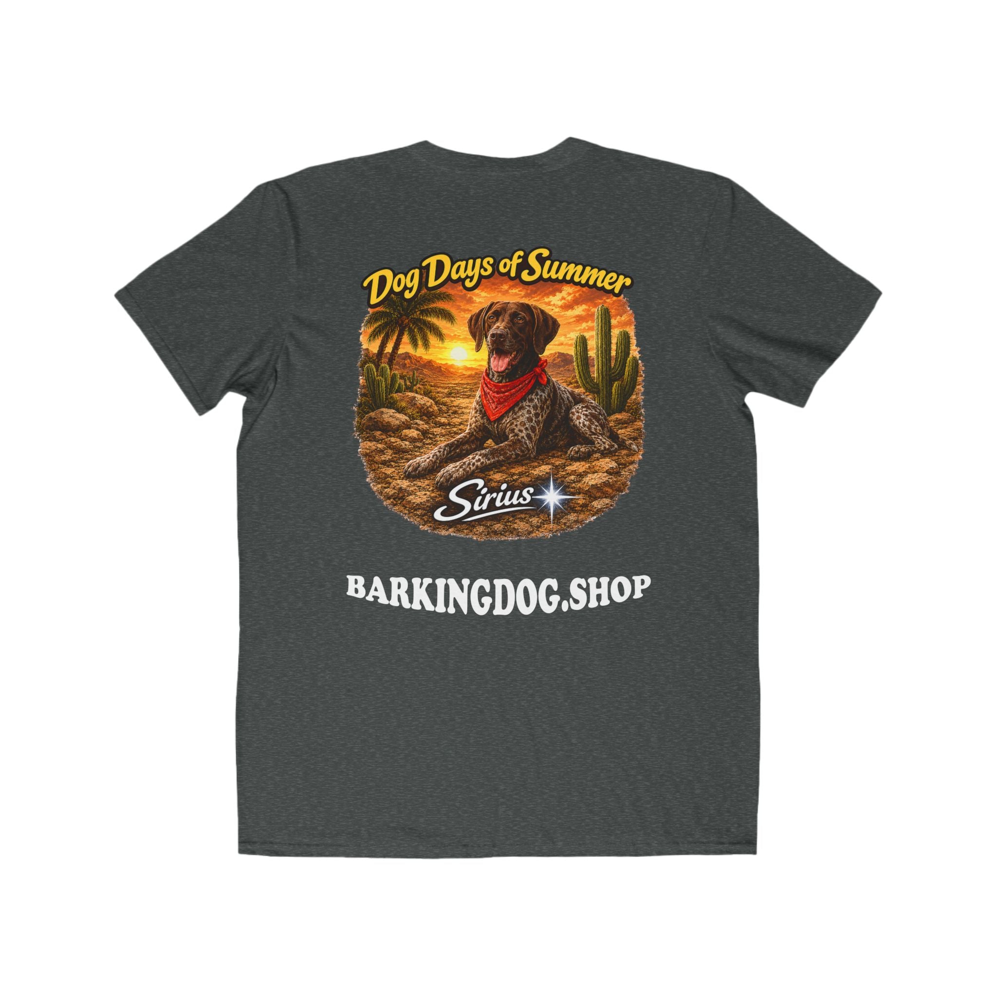 German Shorthair Pointer Cactus T-Shirt Wag On™ Dog Days of Summer