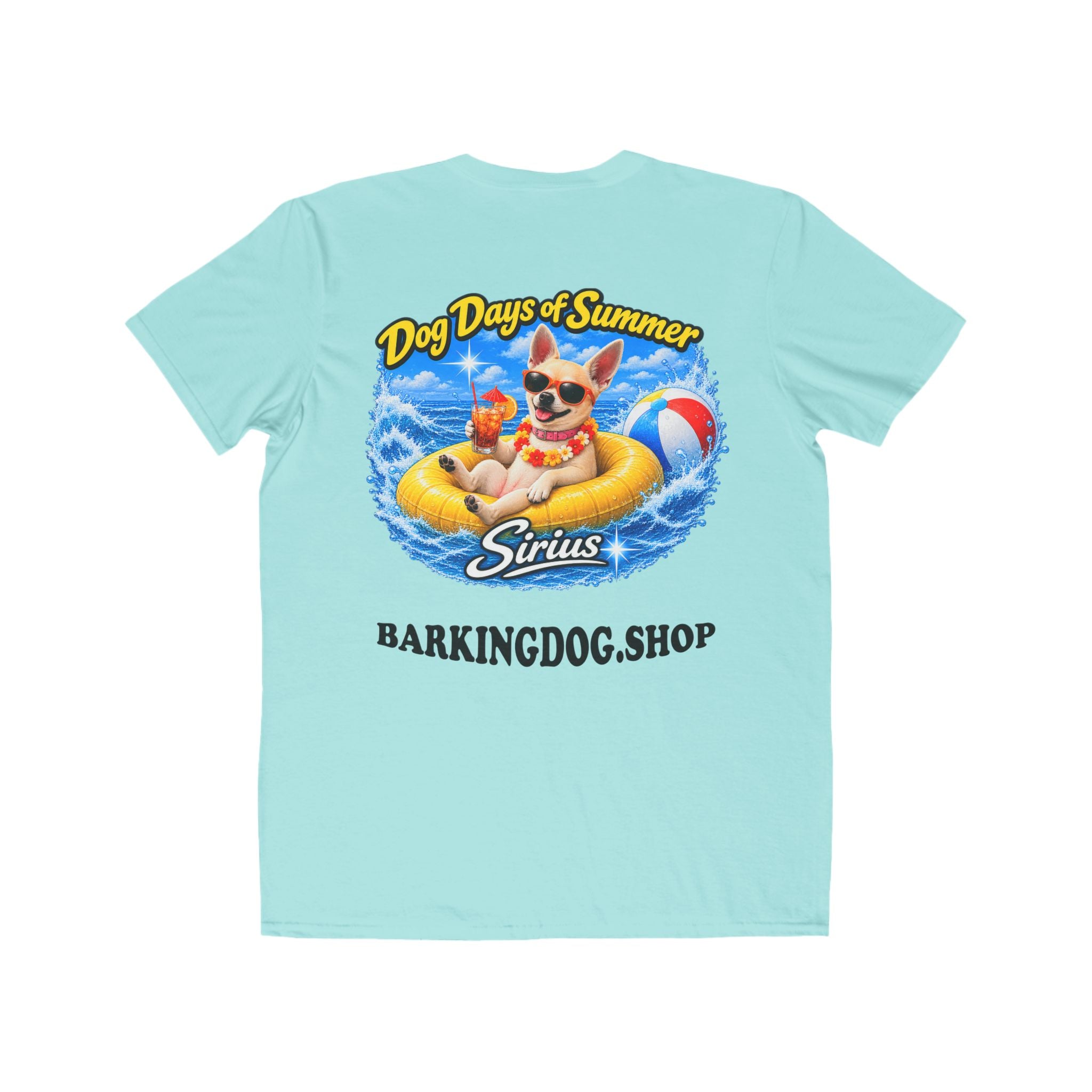 Chihuahua Inner Tube T Shirt Dog Days Of Summer Beach Dog Lover Graphic Tee Wag On BarkingDog Shop