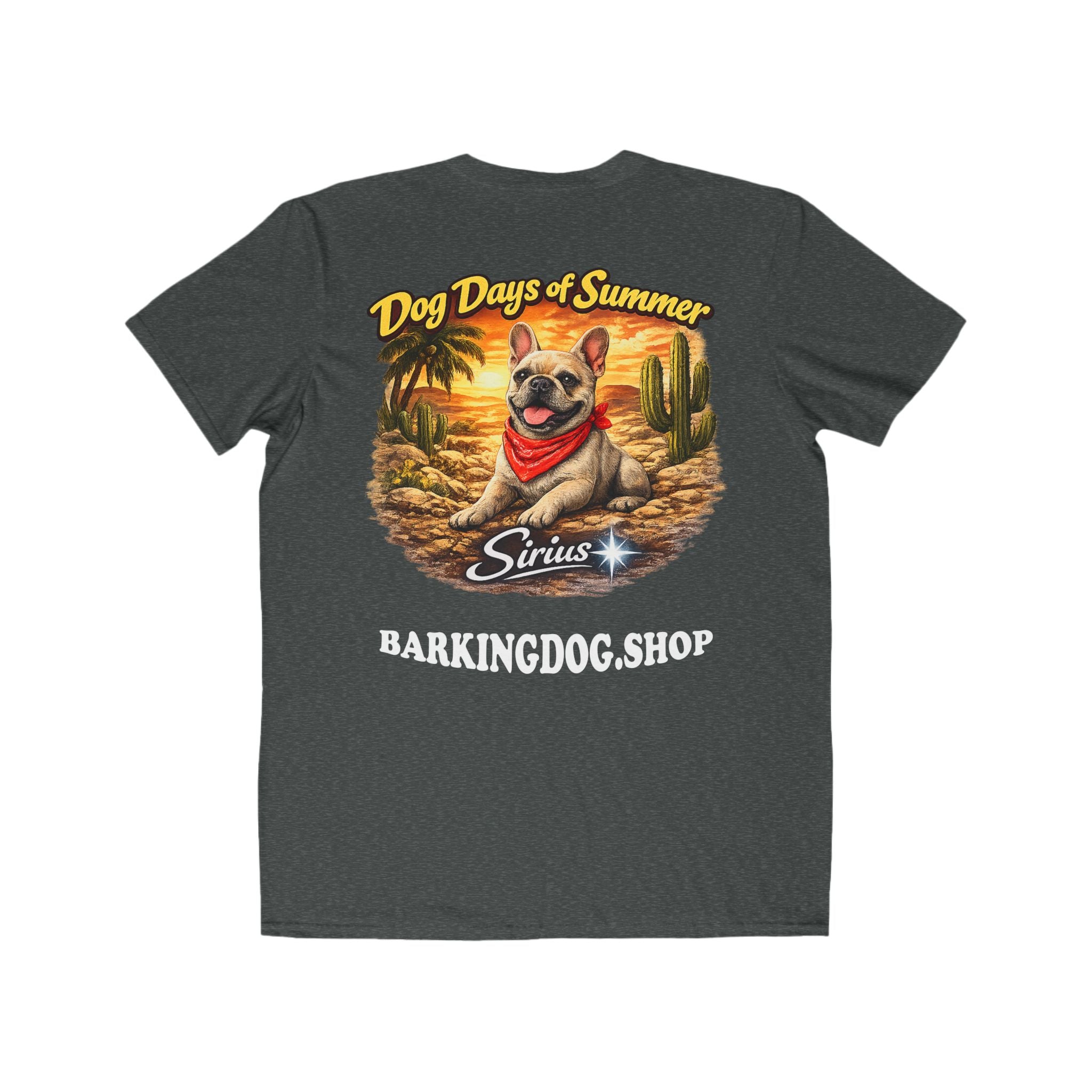 French Bulldog Cactus T-Shirt Wag On™ Dog Days of Summer