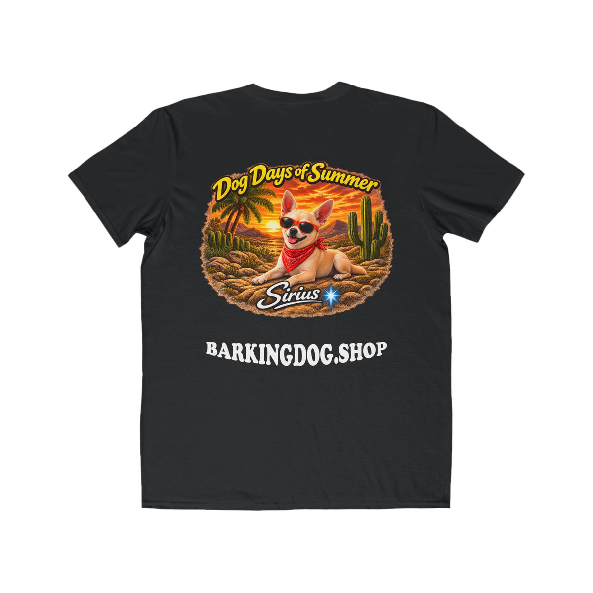 Chihuahua Cactus T Shirt Dog Days Of Summer Beach Dog Lover Graphic Tee Wag On BarkingDog Shop
