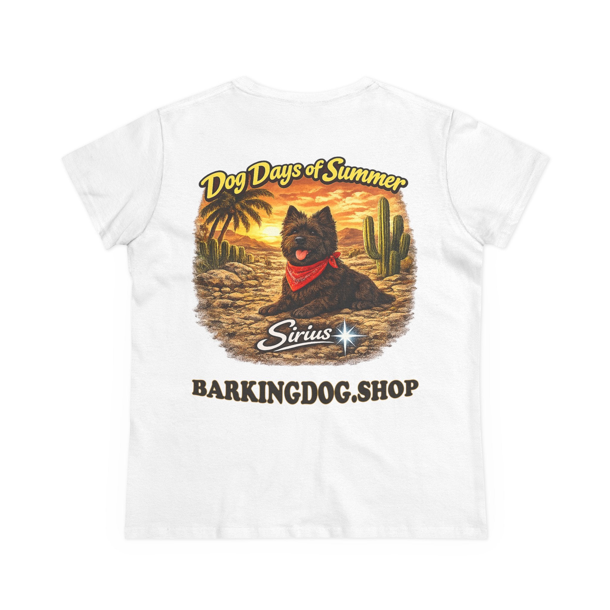Cairn Terrier Dog Cactus T-Shirt Wag On™ Dog Days of Summer