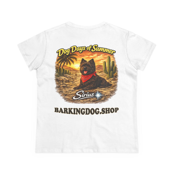 Cairn Terrier Dog Cactus T-Shirt Wag On™ Dog Days of Summer