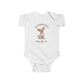 Chihuahua Puppy Infant Bodysuit Babies and Puppies Collection Wag On Baby Onesie BarkingDog Shop