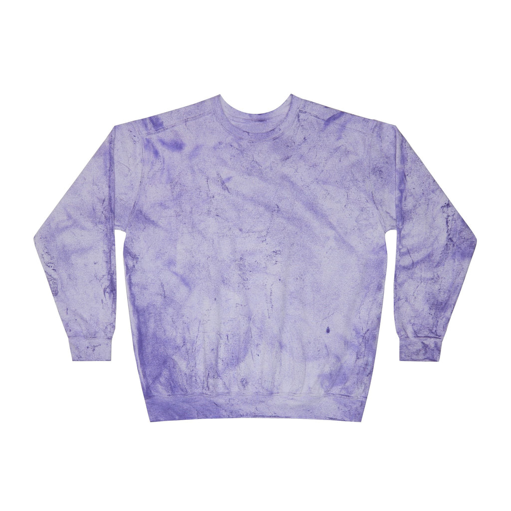 Future City Yellow Tie-Dye Crewneck Sweatshirt