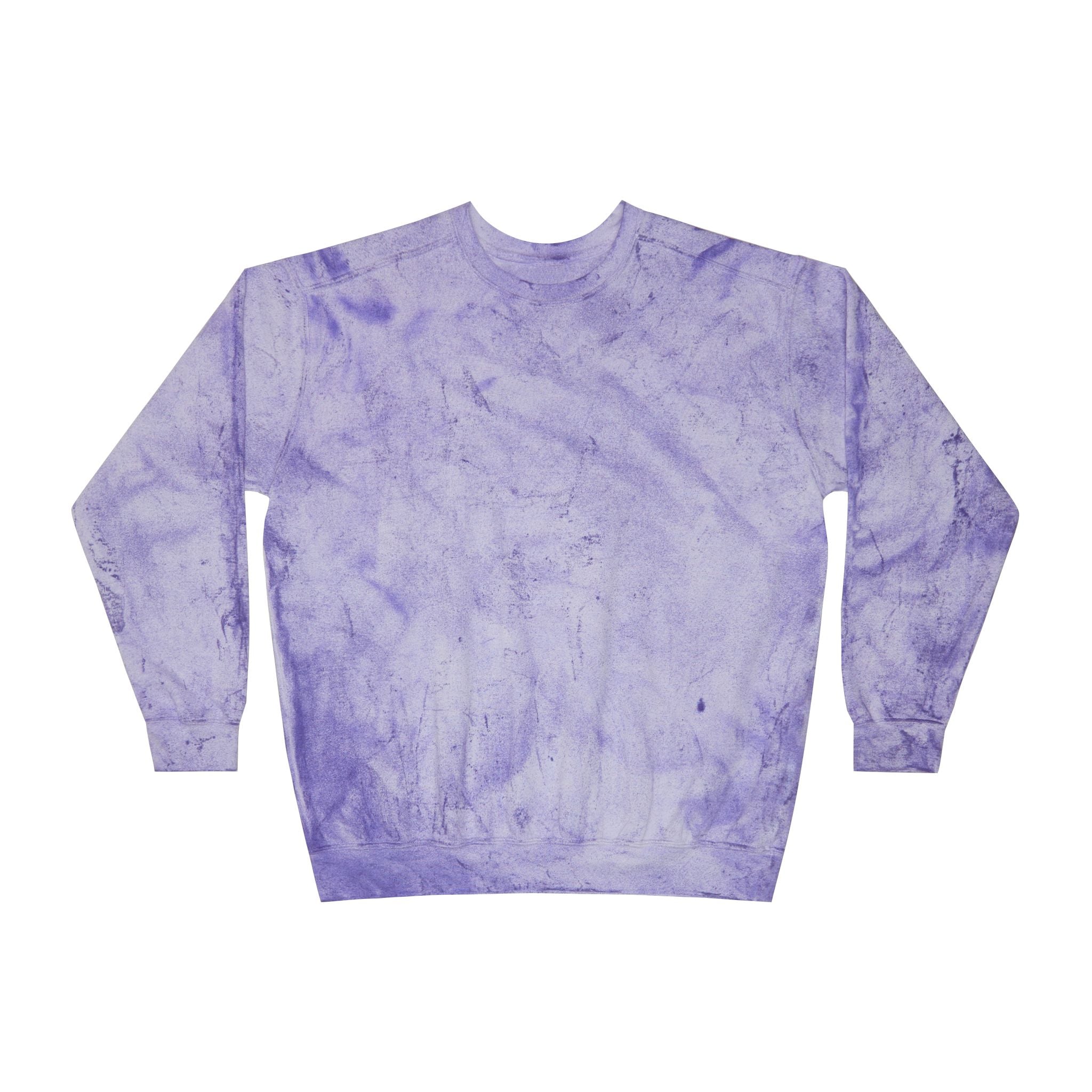 Future City Yellow Tie-Dye Crewneck Sweatshirt