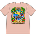 Chocolate Labrador Beach Life Canine T Shirt Beach Collection Living the Beach Life Tropical Graphic Tee Wag On BarkingDog Shop