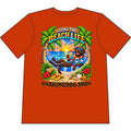 Chocolate Labrador Beach Life Canine T Shirt Beach Collection Living the Beach Life Tropical Graphic Tee Wag On BarkingDog Shop