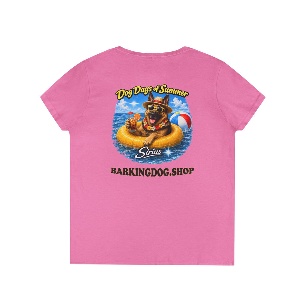 German Shepherd Dog Inner Tube T-Shirt Wag On™ Dog Days of Summer