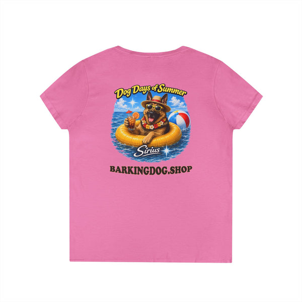 German Shepherd Dog Inner Tube T-Shirt Wag On™ Dog Days of Summer