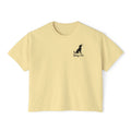 Boxy Tee — "Wag On" Dog Lovers Cropped T‑Shirt (Retired & Out of Control Design)