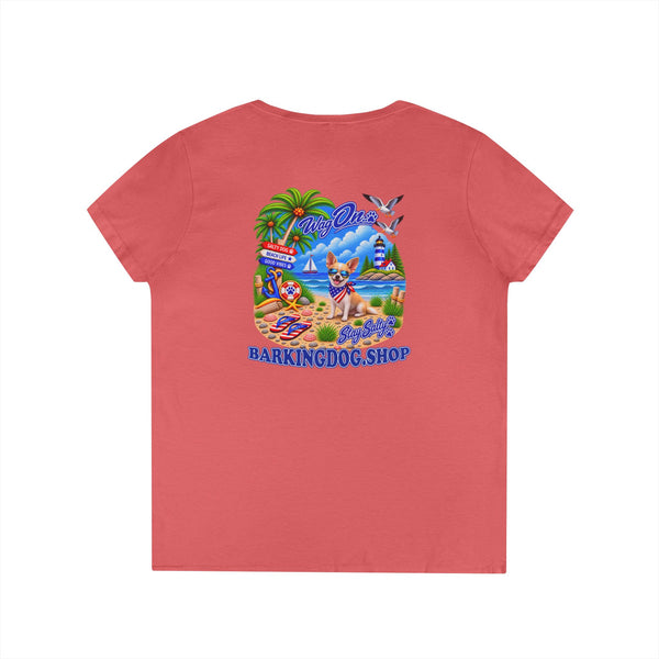 Chihuahua Stay Salty T Shirt Beach Collection Salty Pup Beach Life Graphic Tee Wag On BarkingDog Shop