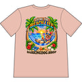Yorkshire Terrier Beach Life Canine T Shirt Beach Collection Living the Beach Life Tropical Graphic Tee Wag On BarkingDog Shop