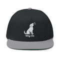 Embroidered Wag On Dog Lovers Flat Bill Cap