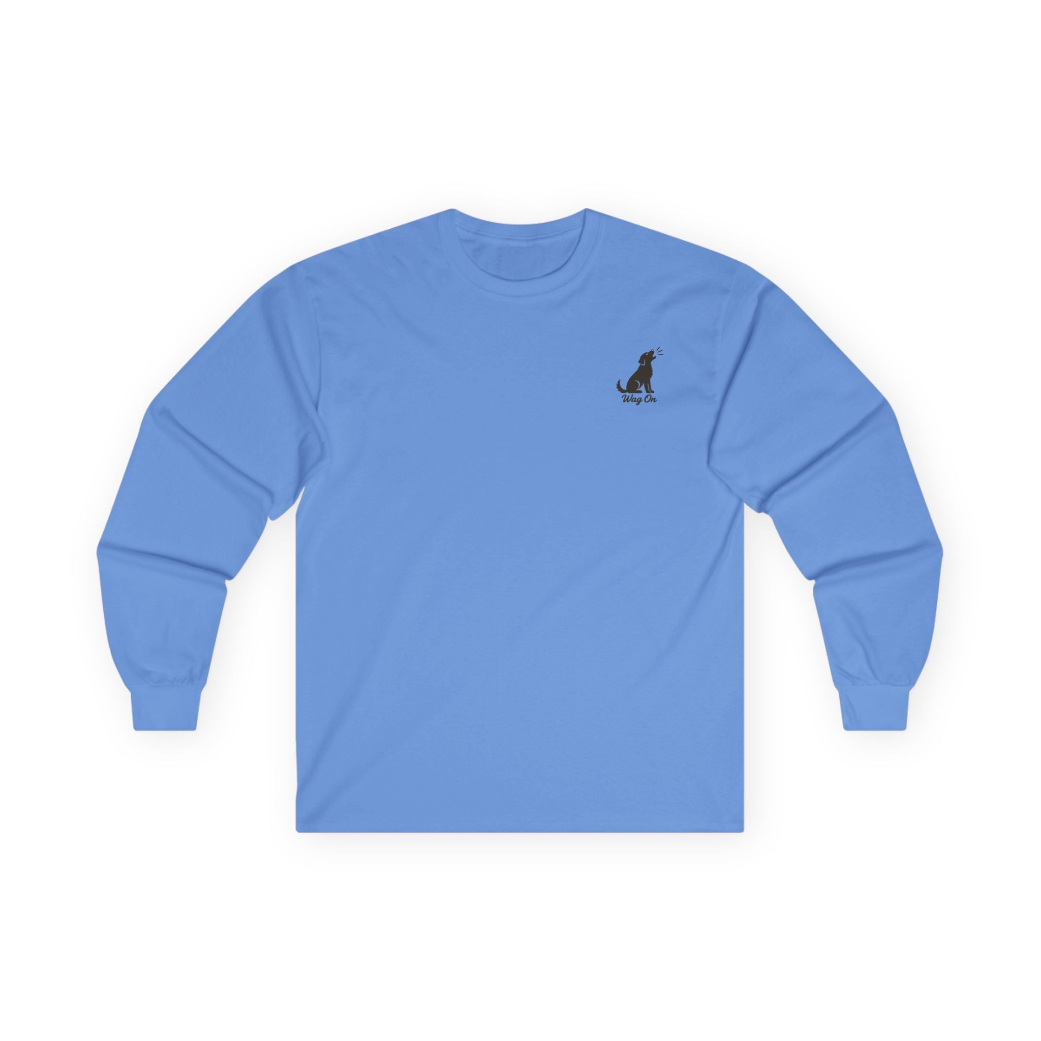 Belgian Malinois Stay Salty Pup Long Sleeve T Shirt Beach Collection Coastal Dog Graphic Tee Wag On BarkingDog Shop