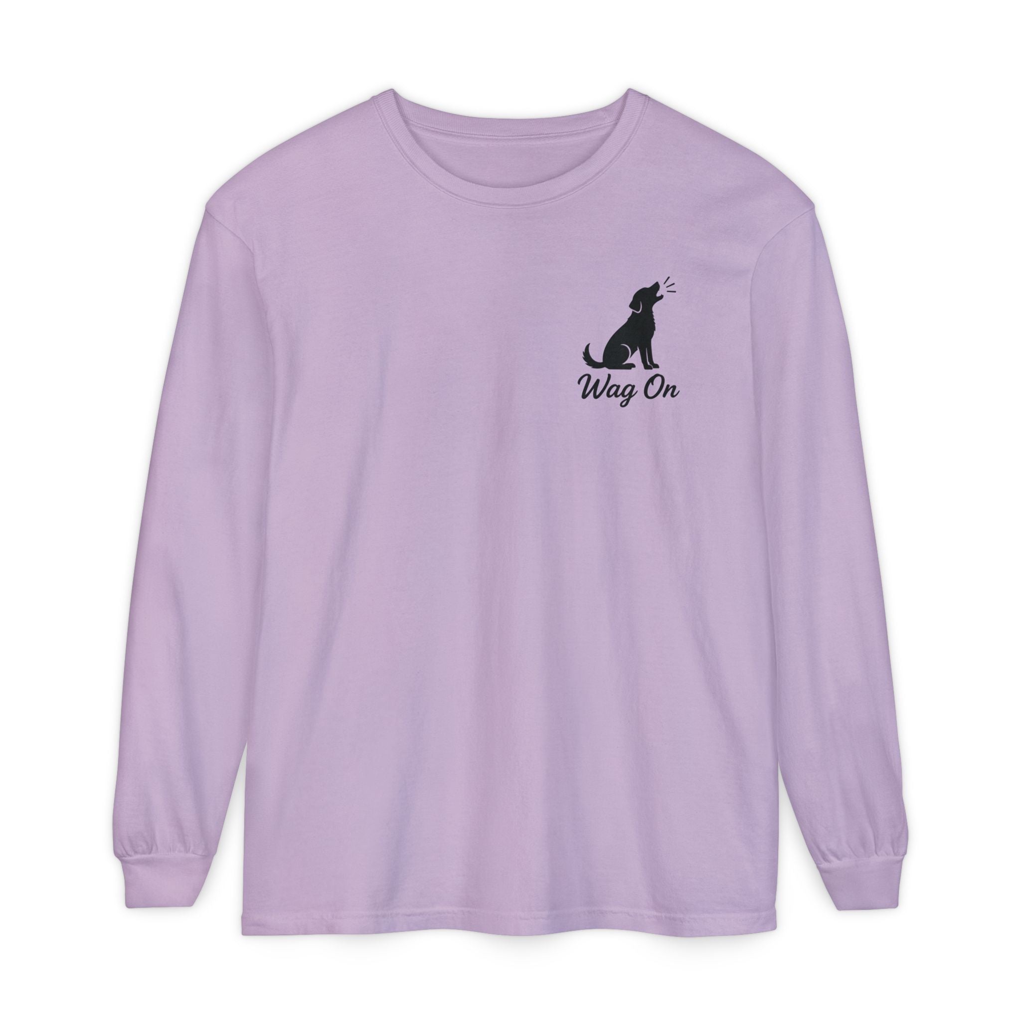Freedom 250 Grand Prix Long Sleeve T-Shirt — "Wag On" Dog Rally Race Tee