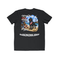 Black Bernedoodle T Shirt Stay Salty Beach Dog Lover Graphic Tee Wag On BarkingDog Shop