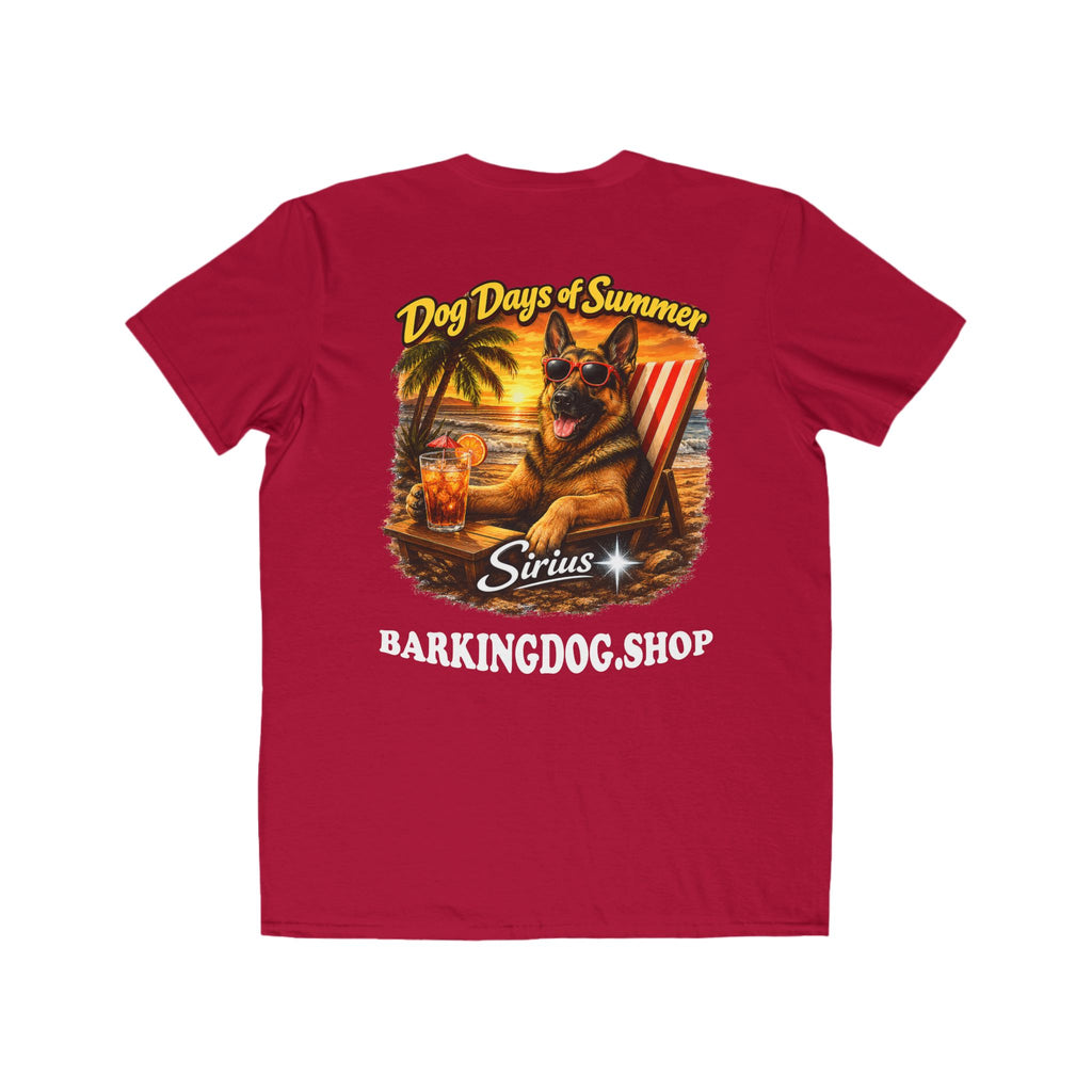 German Shepherd Beach Chair T-Shirt Wag On™ Dog Days of Summer