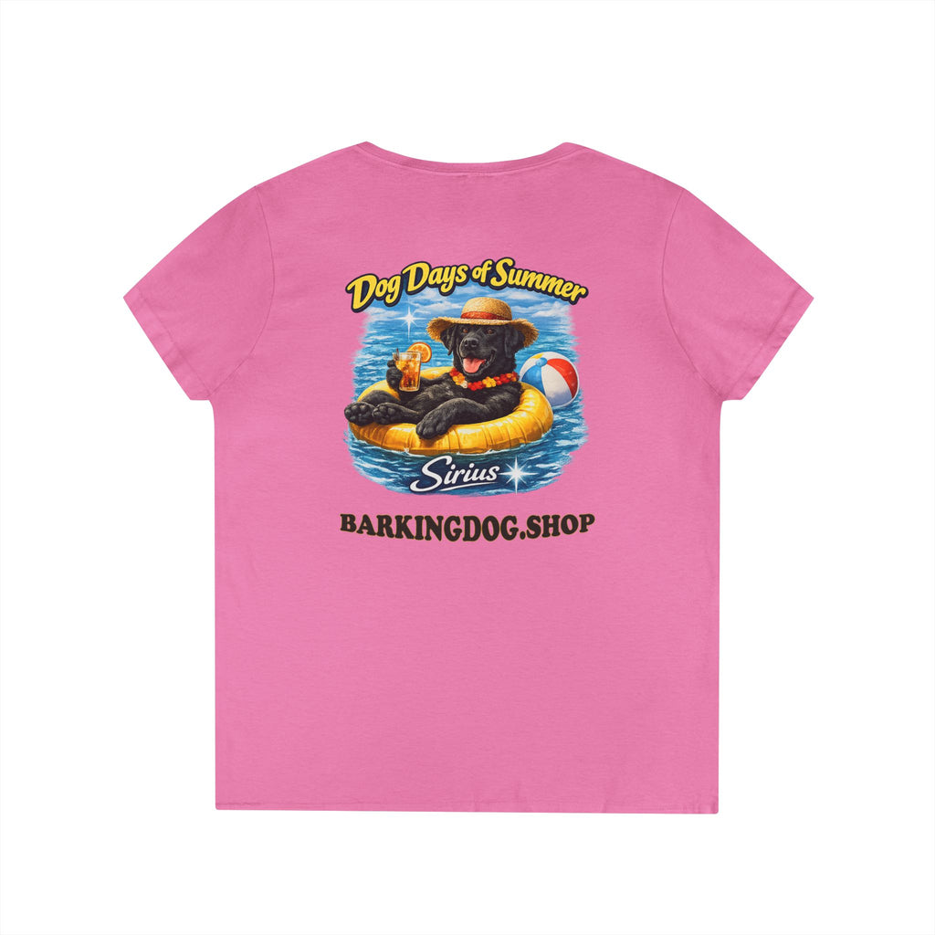 Black Labrador Dog Inner Tube T-Shirt Wag On™ Dog Days of Summer