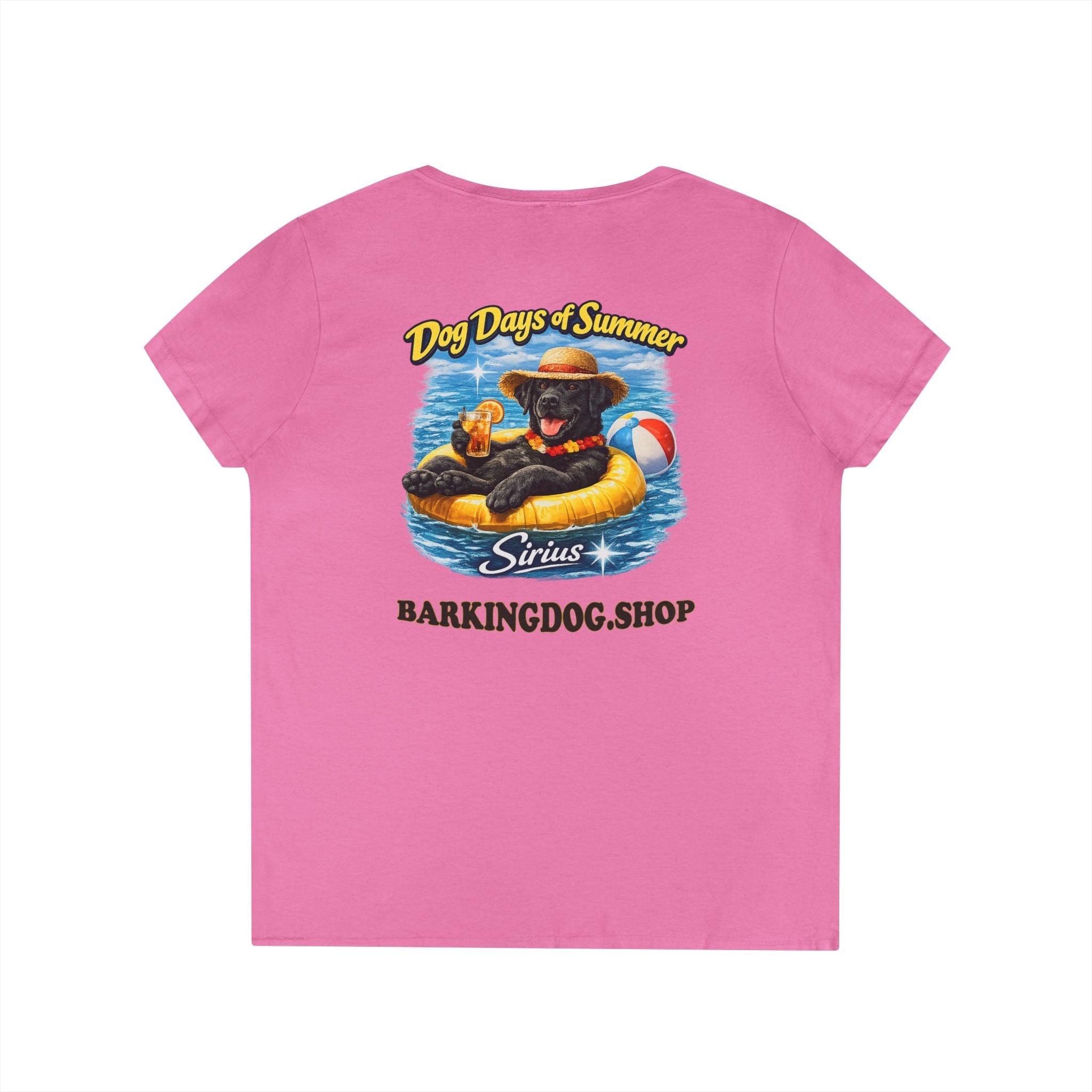 Black Labrador Dog Inner Tube T-Shirt Wag On™ Dog Days of Summer