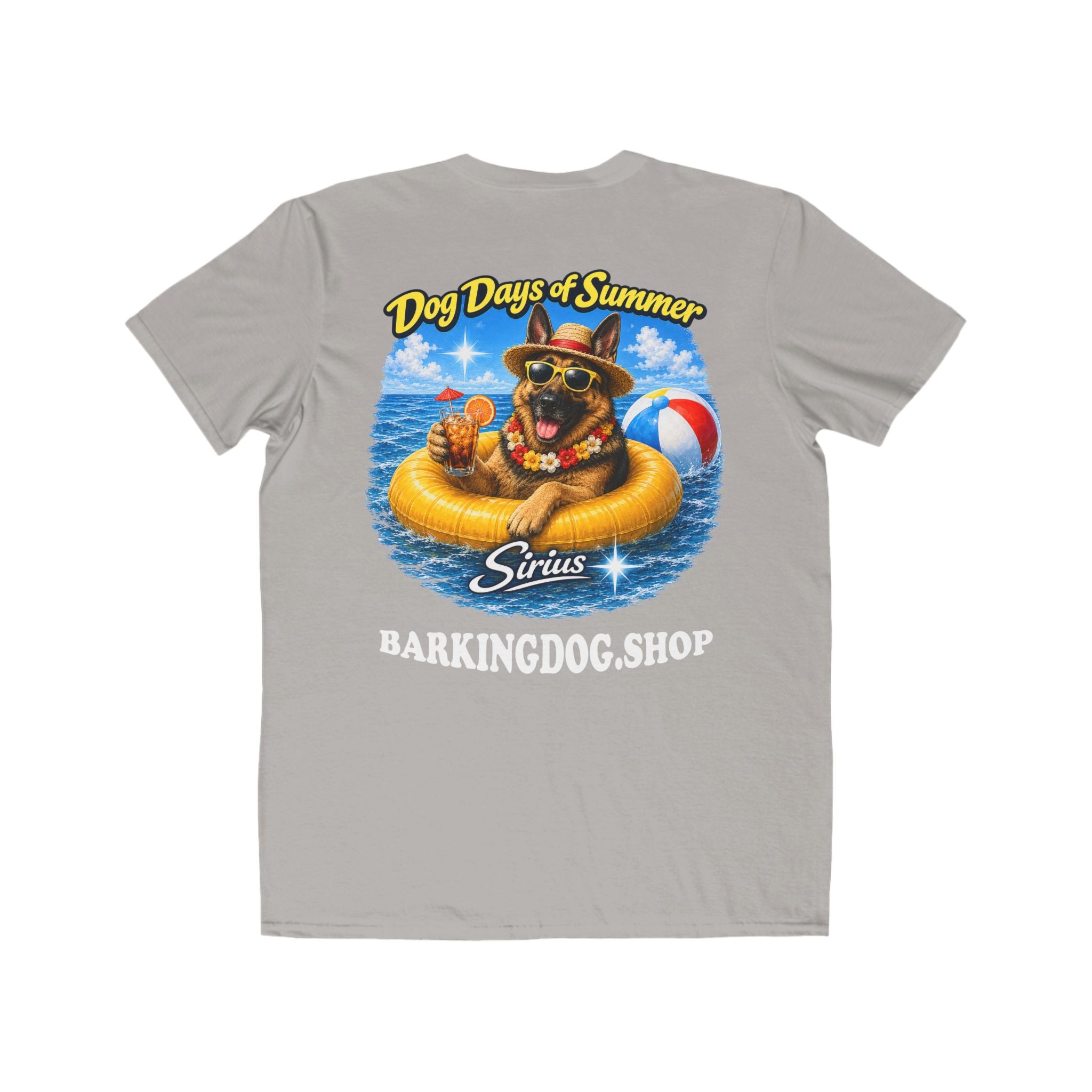 German Shepherd Inner Tube T-Shirt Wag On™ Dog Days of Summer