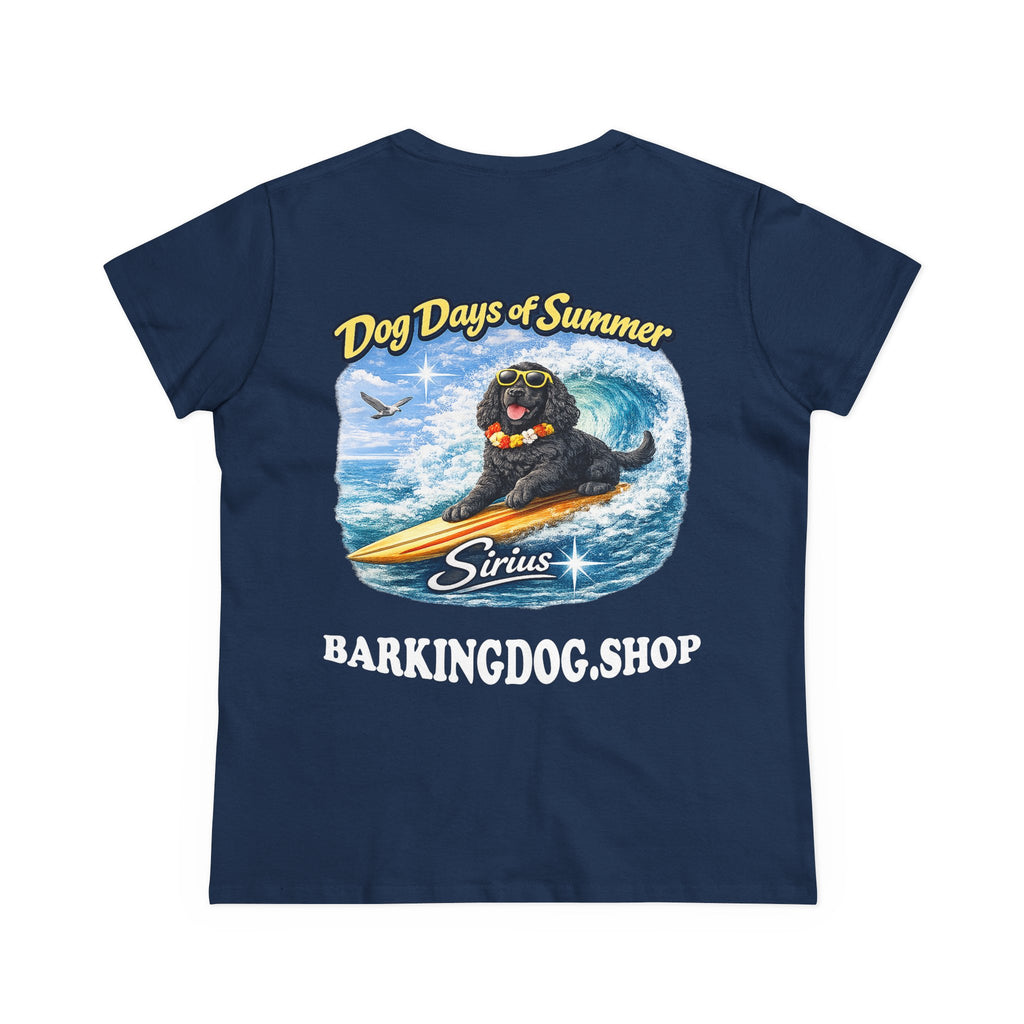 Cocker Spaniel Dog Surfboard T-Shirt Wag On™ Dog Days of Summer