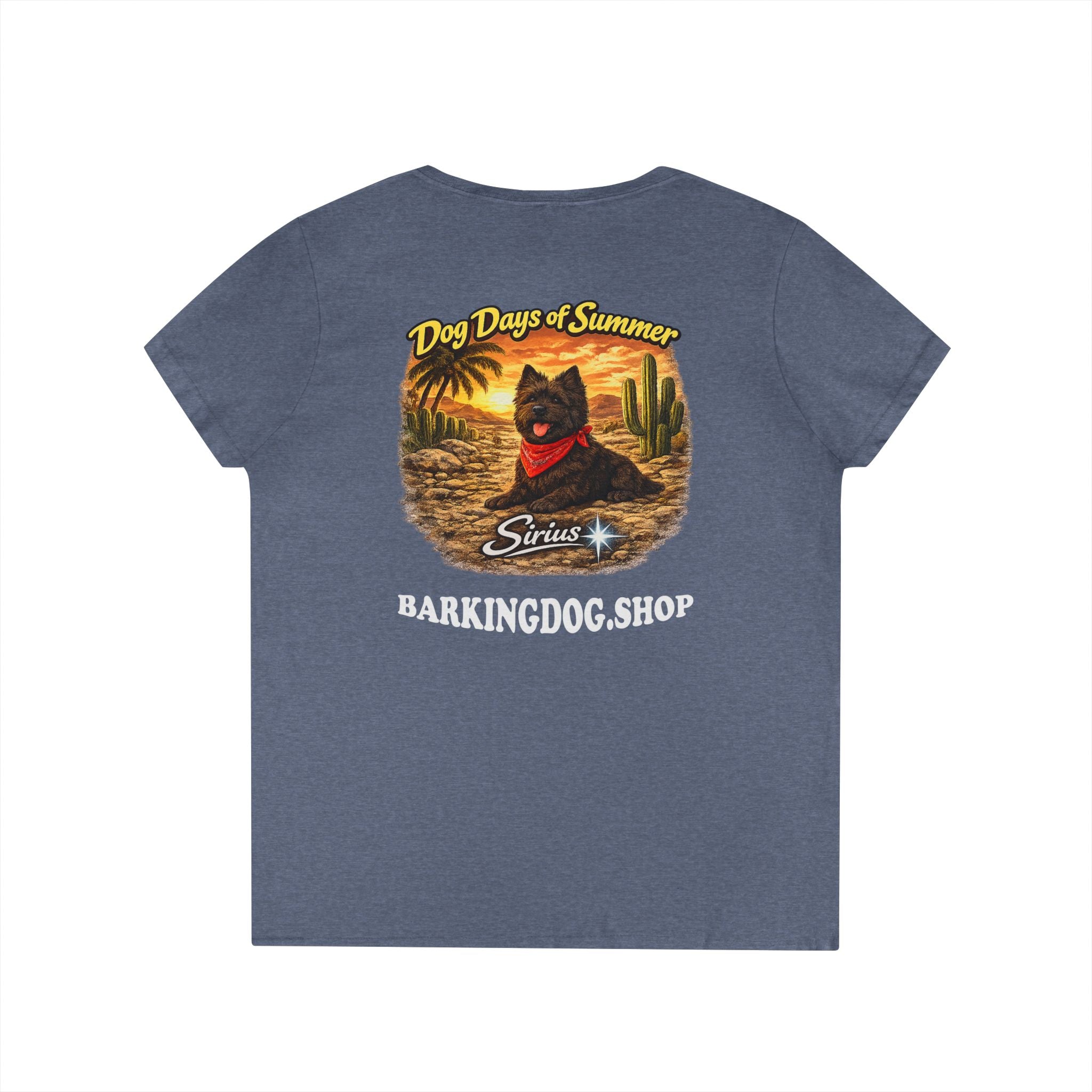 Cairn Terrier Dog Cactus T-Shirt Wag On™ Dog Days of Summer