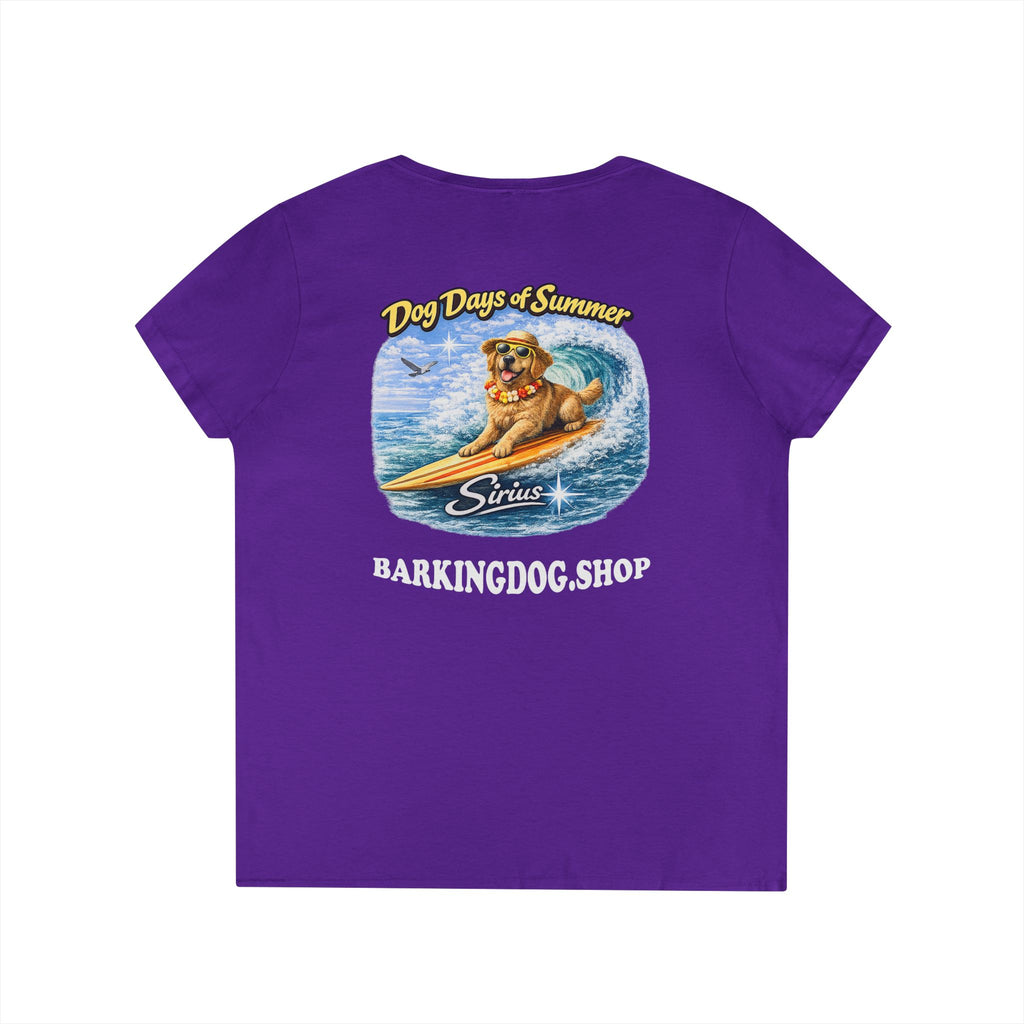 Golden Retriever Dog Surfboard T-Shirt Wag On™ Dog Days of Summer