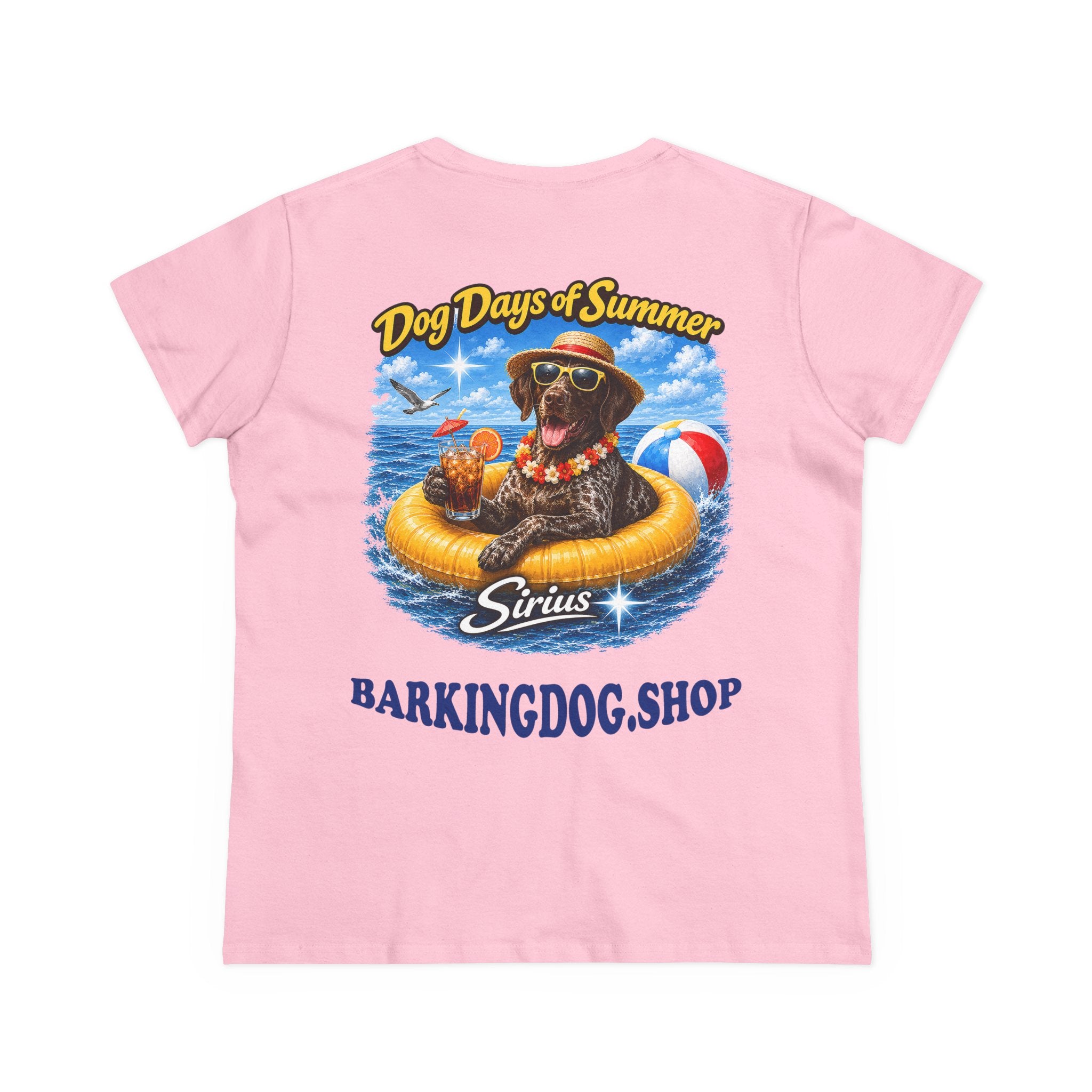 German Shorthair Pointer Dog Inner Tube T-Shirt Wag On™ Dog Days of Summer