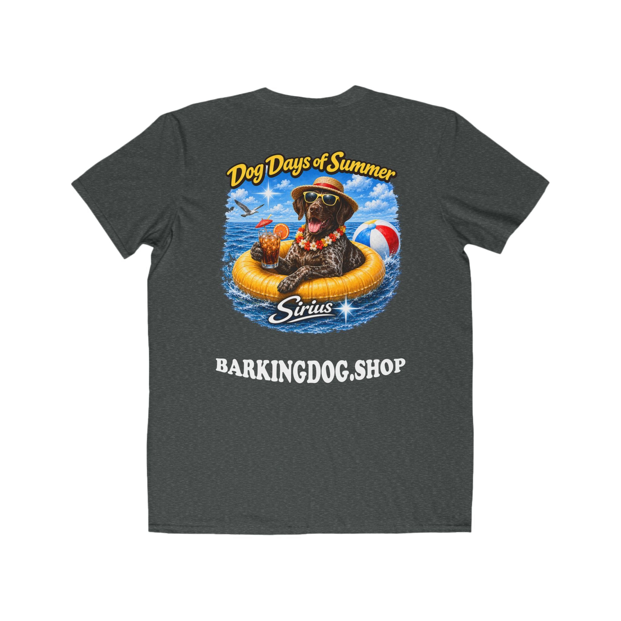 German Shorthair Pointer Inner Tube T-Shirt Wag On™ Dog Days of Summer