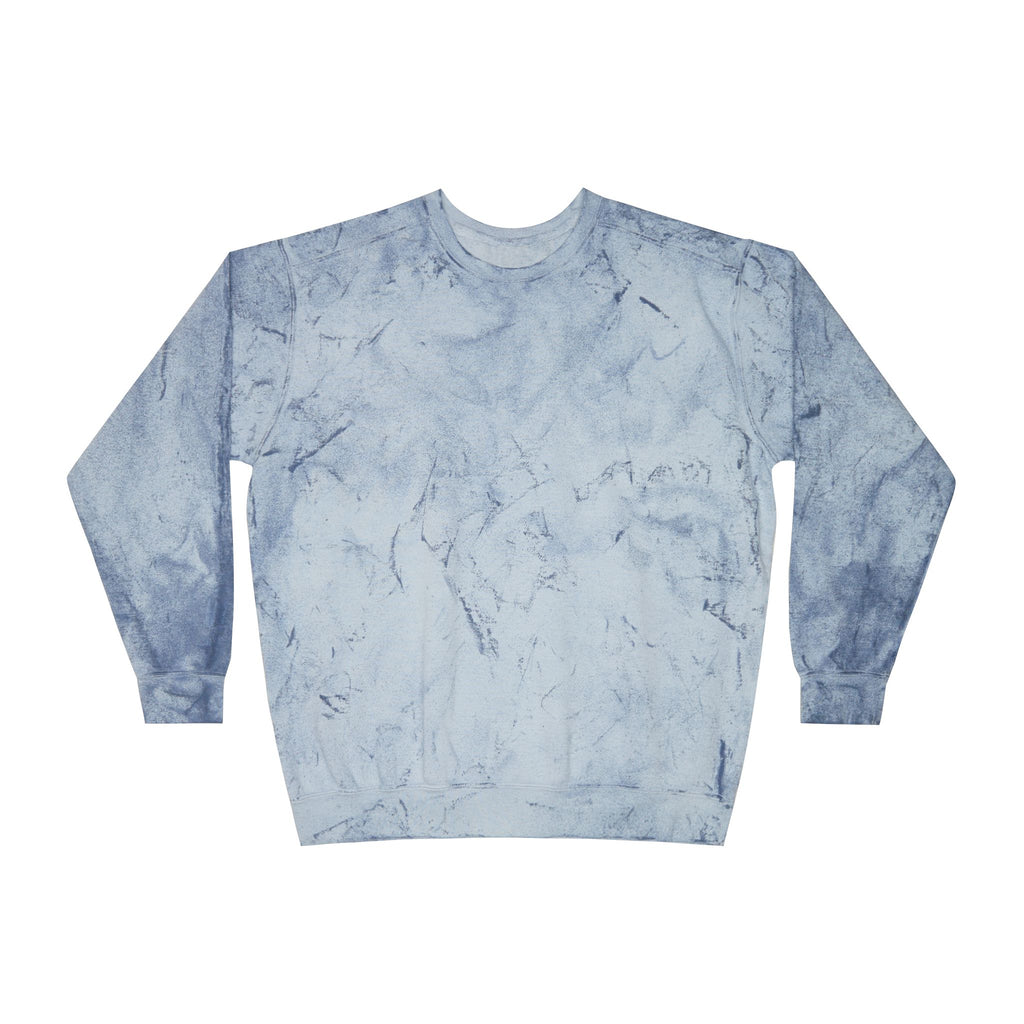 Future City Yellow Tie-Dye Crewneck Sweatshirt