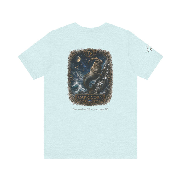 Capricorn Zodiac T-Shirt — Mythic Sea Goat Astrology Tee