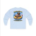 German Shorthaired Pointer Dog Days of Summer Inner Tube Long Sleeve T Shirt Beach Collection Floating Dog Graphic Tee Wag On BarkingDog Shop