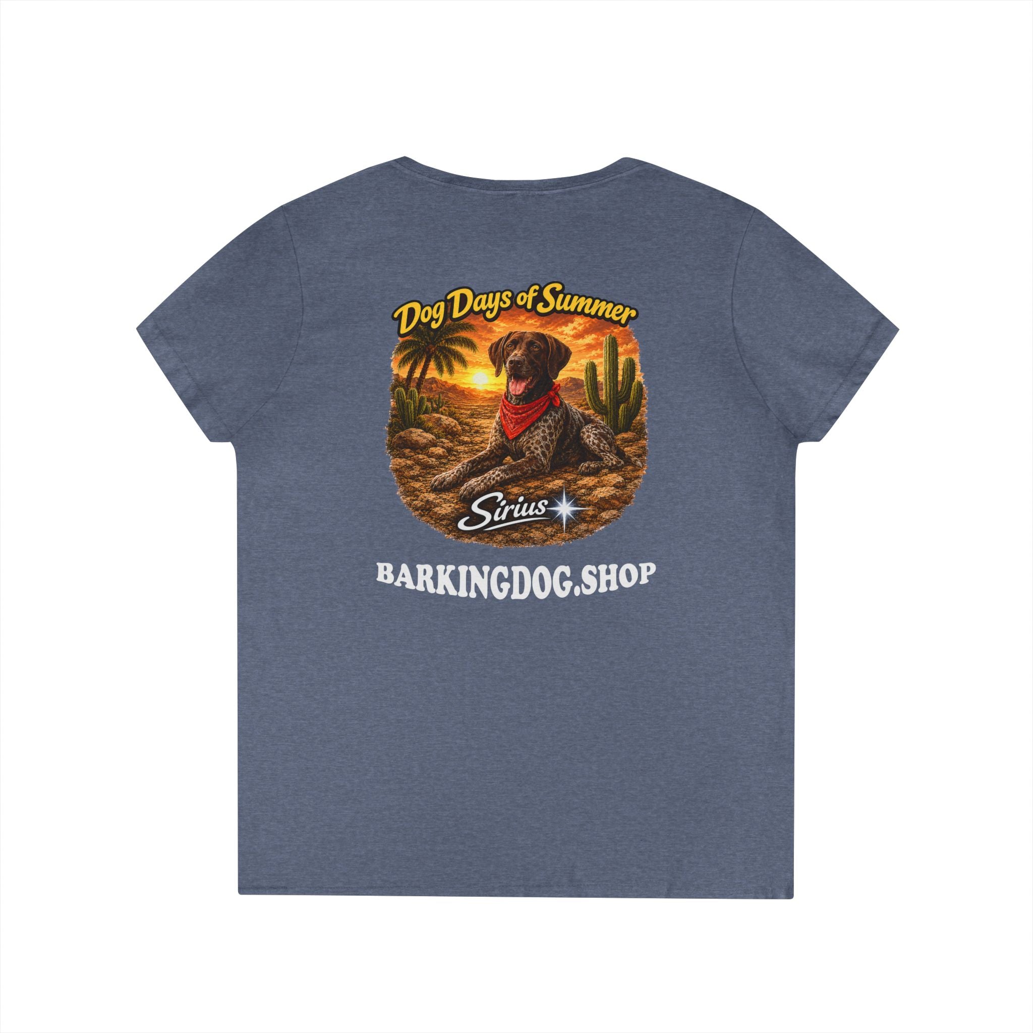 German Shorthair Pointer Cactus T-Shirt Wag On™ Dog Days of Summer