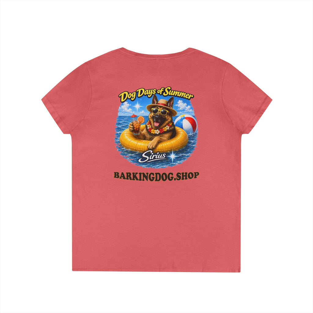 German Shepherd Dog Inner Tube T-Shirt Wag On™ Dog Days of Summer