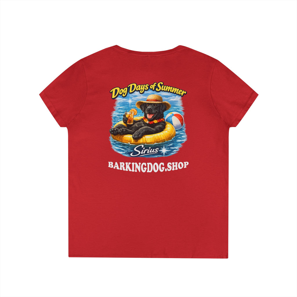 Black Labrador Dog Inner Tube T-Shirt Wag On™ Dog Days of Summer