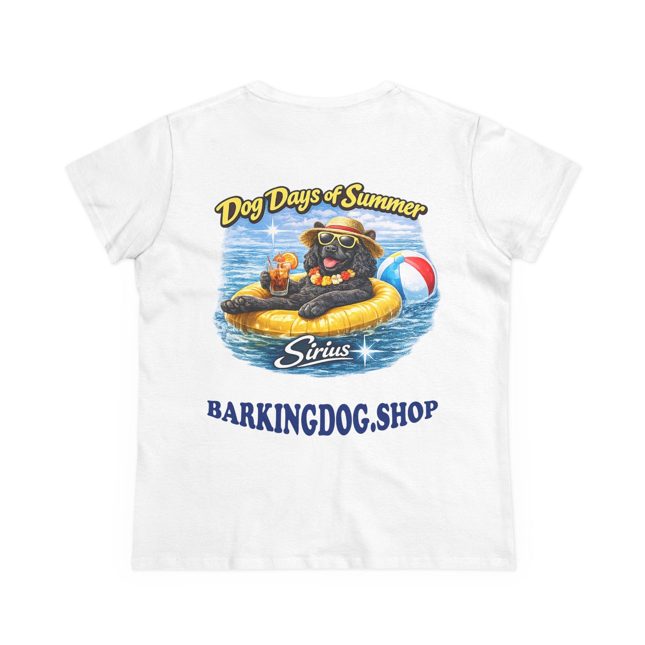 Cocker Spaniel Dog Inner Tube T-Shirt Wag On™ Dog Days of Summer