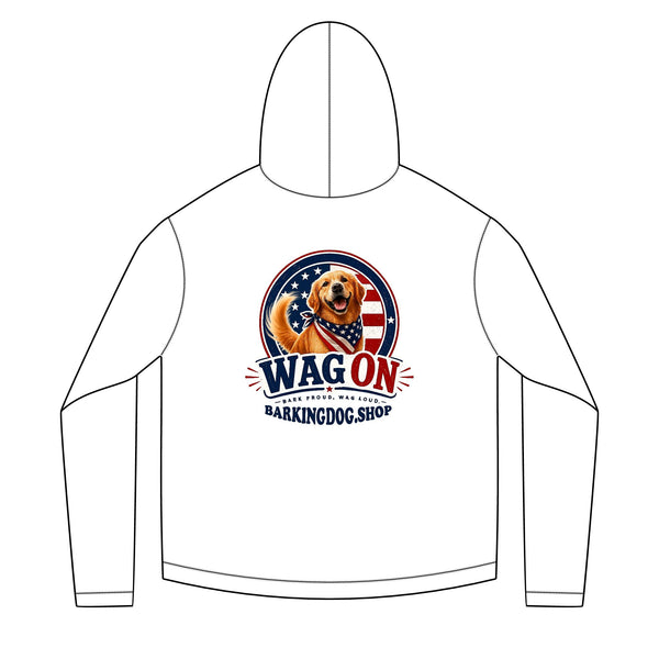 Golden Retriever Hoodie Patriotic Country Dog Shirt Wag On BarkingDog Shop