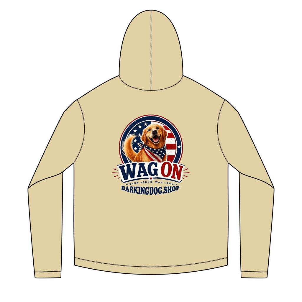 Golden Retriever Hoodie Patriotic Country Dog Shirt Wag On BarkingDog Shop