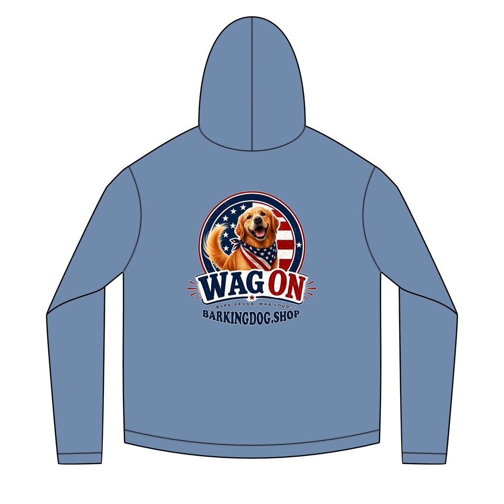 Golden Retriever Hoodie Patriotic Country Dog Shirt Wag On BarkingDog Shop