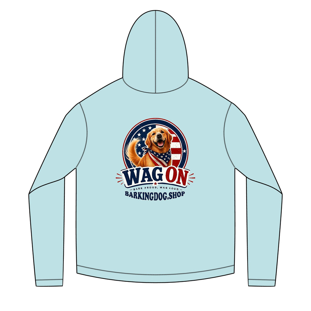 Golden Retriever Hoodie Patriotic Country Dog Shirt Wag On BarkingDog Shop