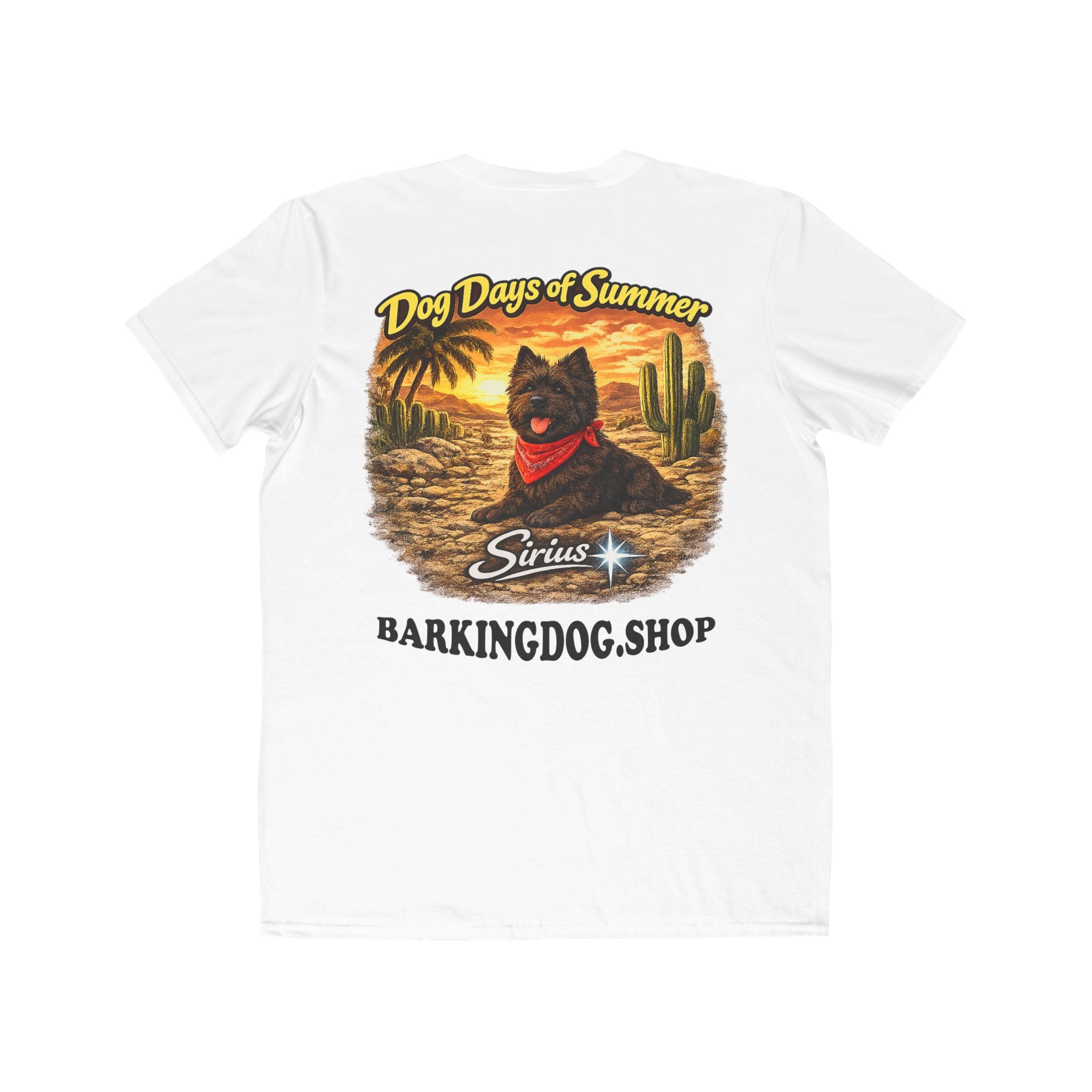 Cairn Terrier Cactus T-Shirt Wag On™ Dog Days of Summer